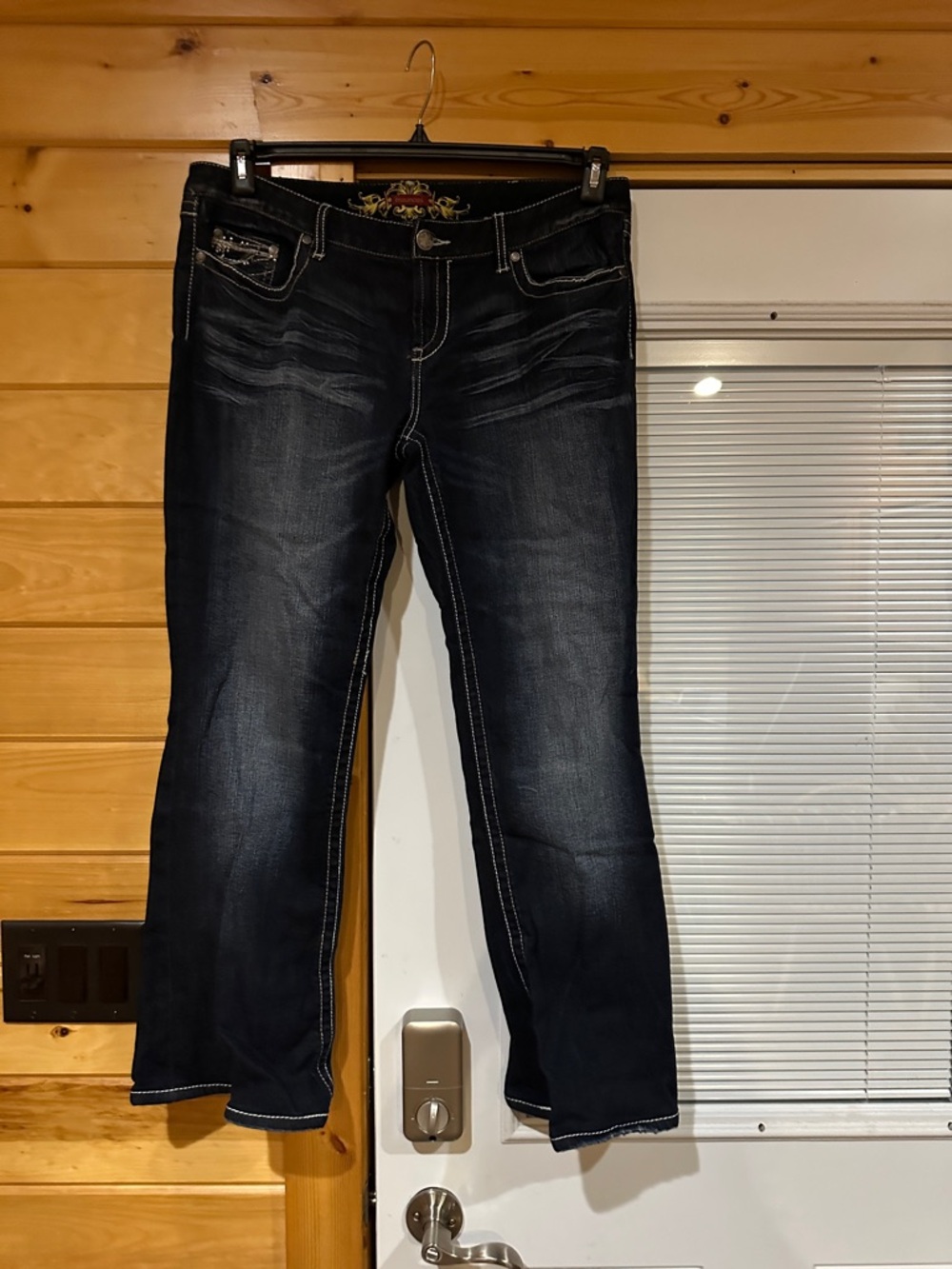 Women’s Dark Wash Blue Jeans - Maurice’s boot cut